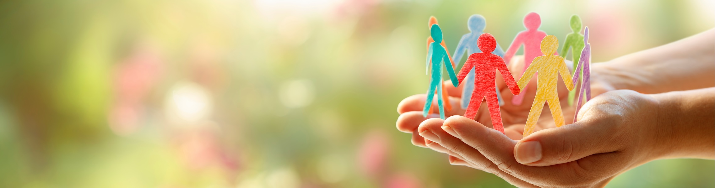 Diversity Inclusion And Equality Concept – Paper People Silhouettes On Hands