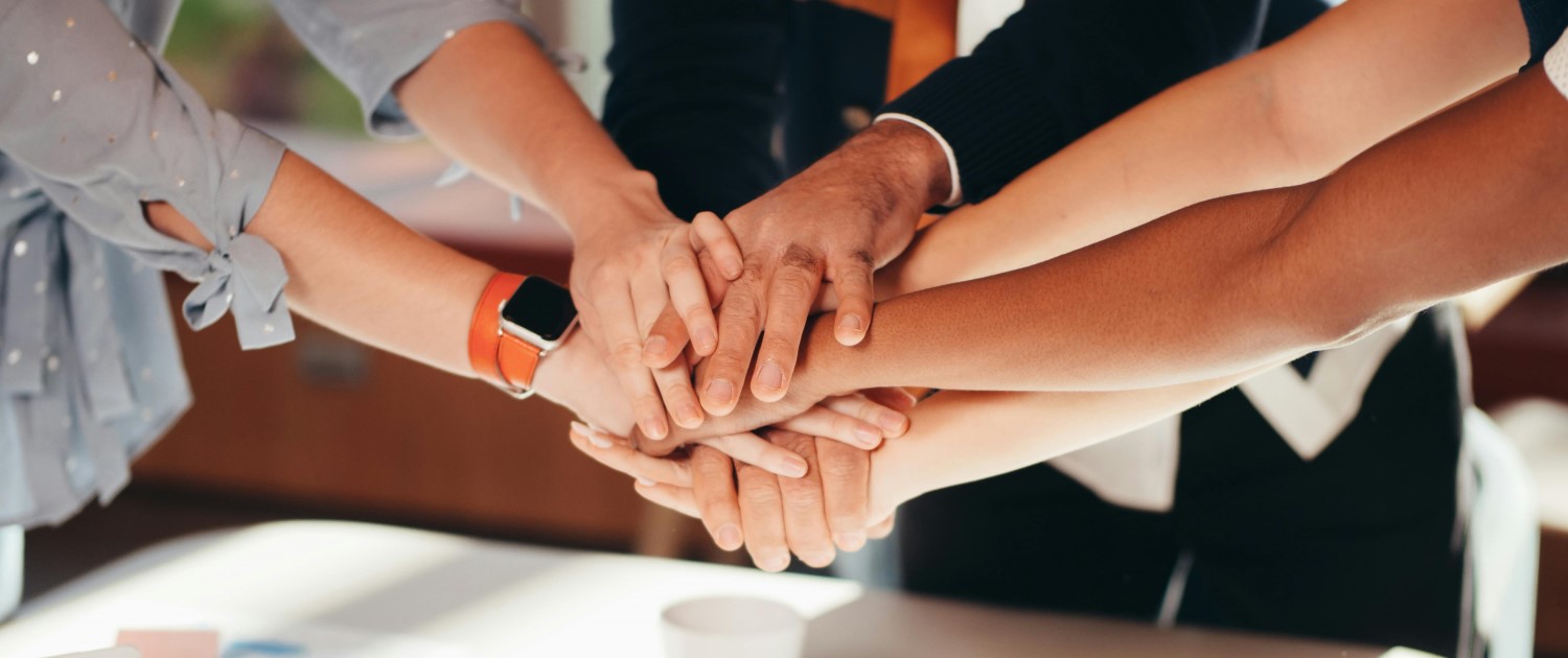 Hand image for become a supporter page