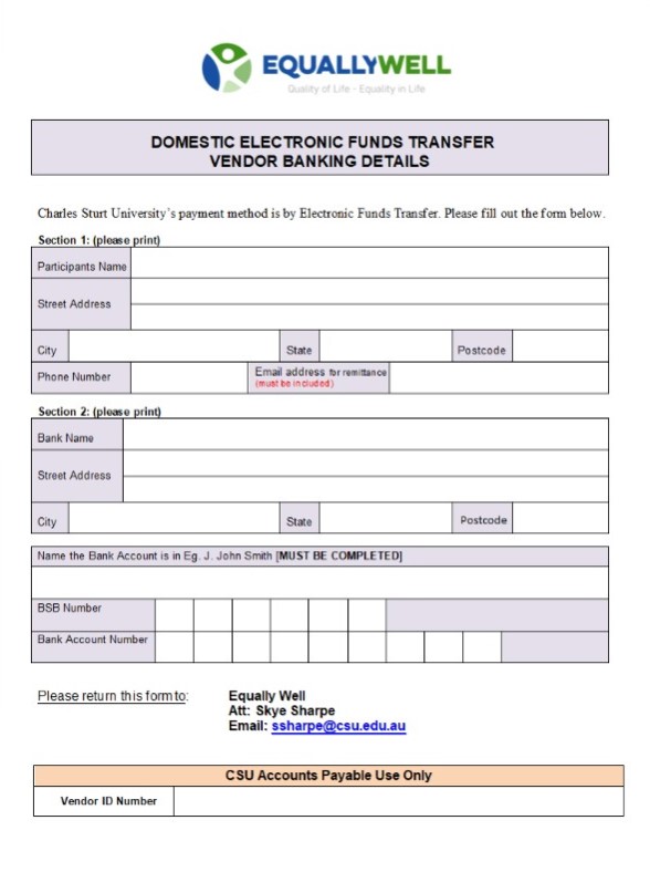 EFT form image